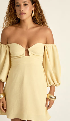 Vestido Clarice Manteiga