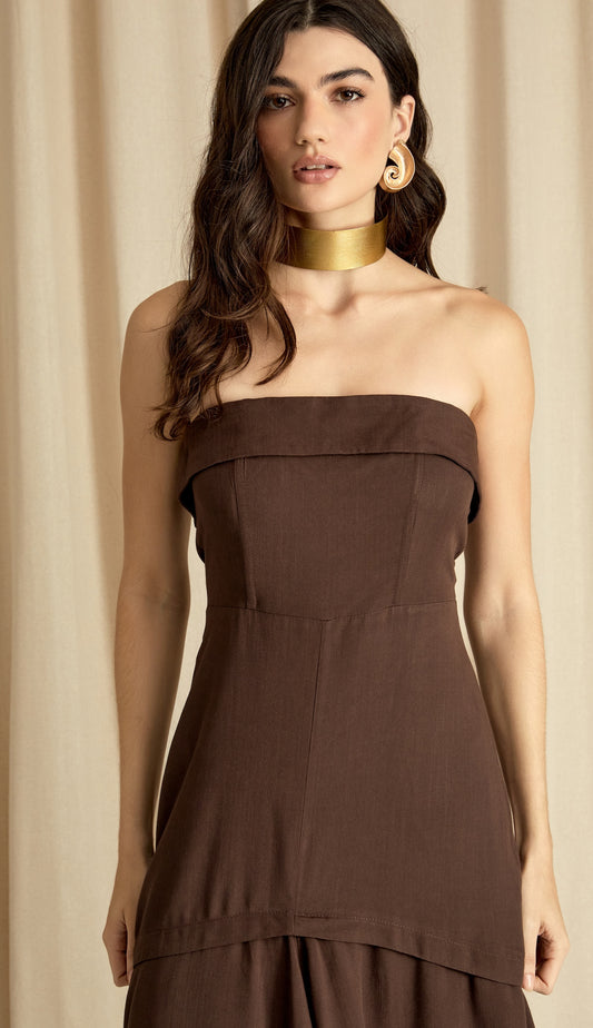 Vestido Fabrice Mocha