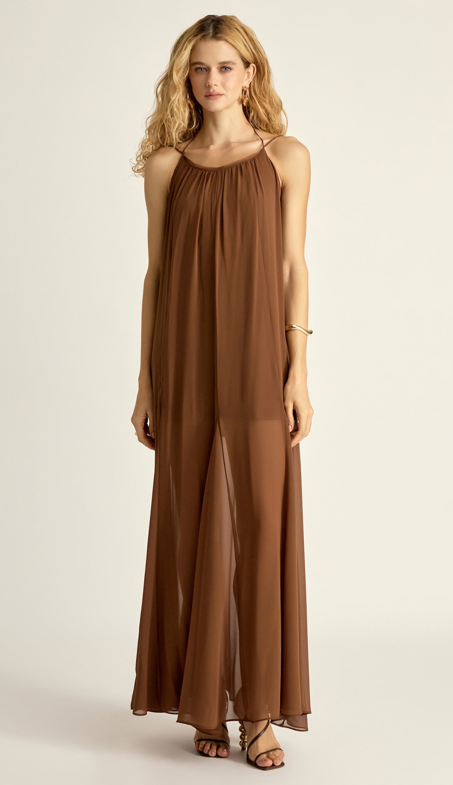 Vestido Gracia Café