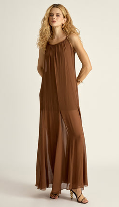 Vestido Gracia Café