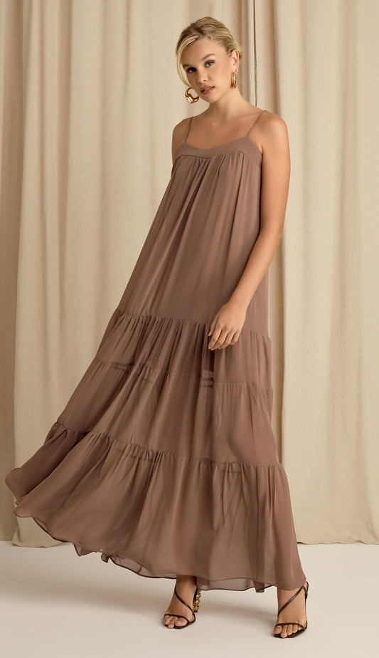 Vestido Carola Mocha
