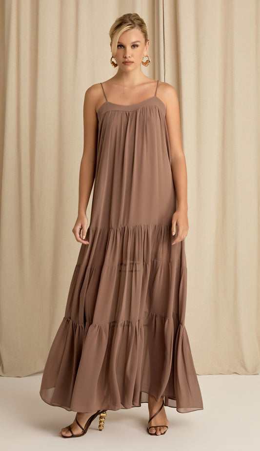 Vestido Carola Mocha