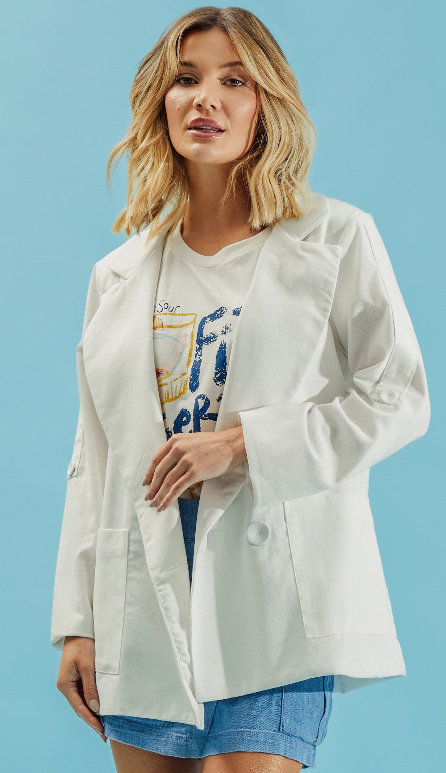 Blazer Tereza Off White