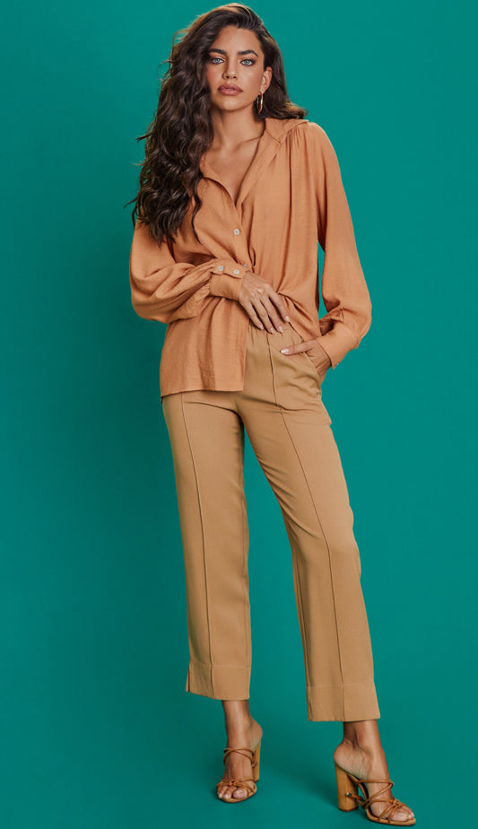 Camisa Luana Caramelo