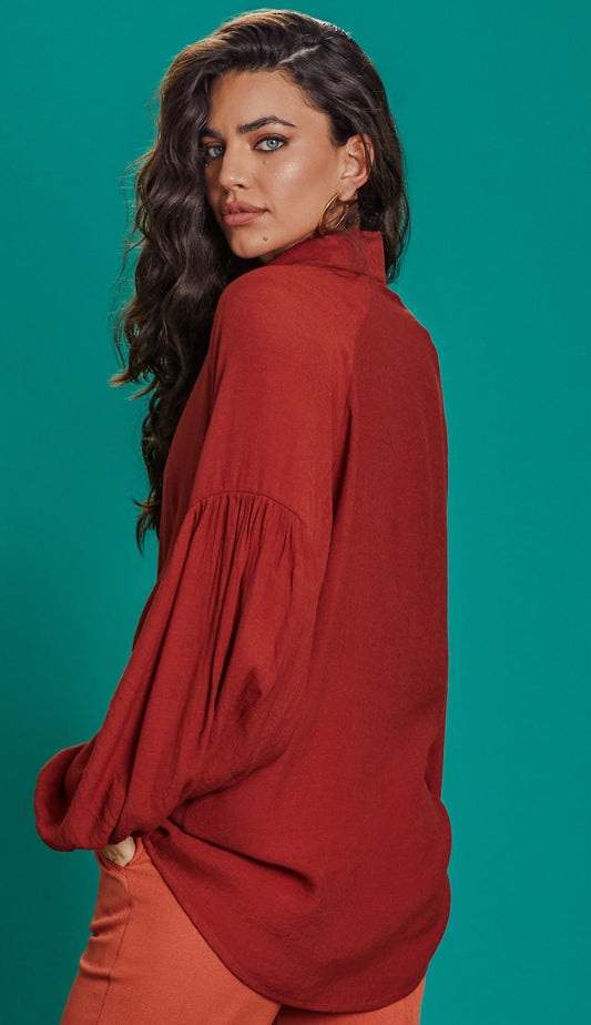 Camisa Fabienne Caramelo