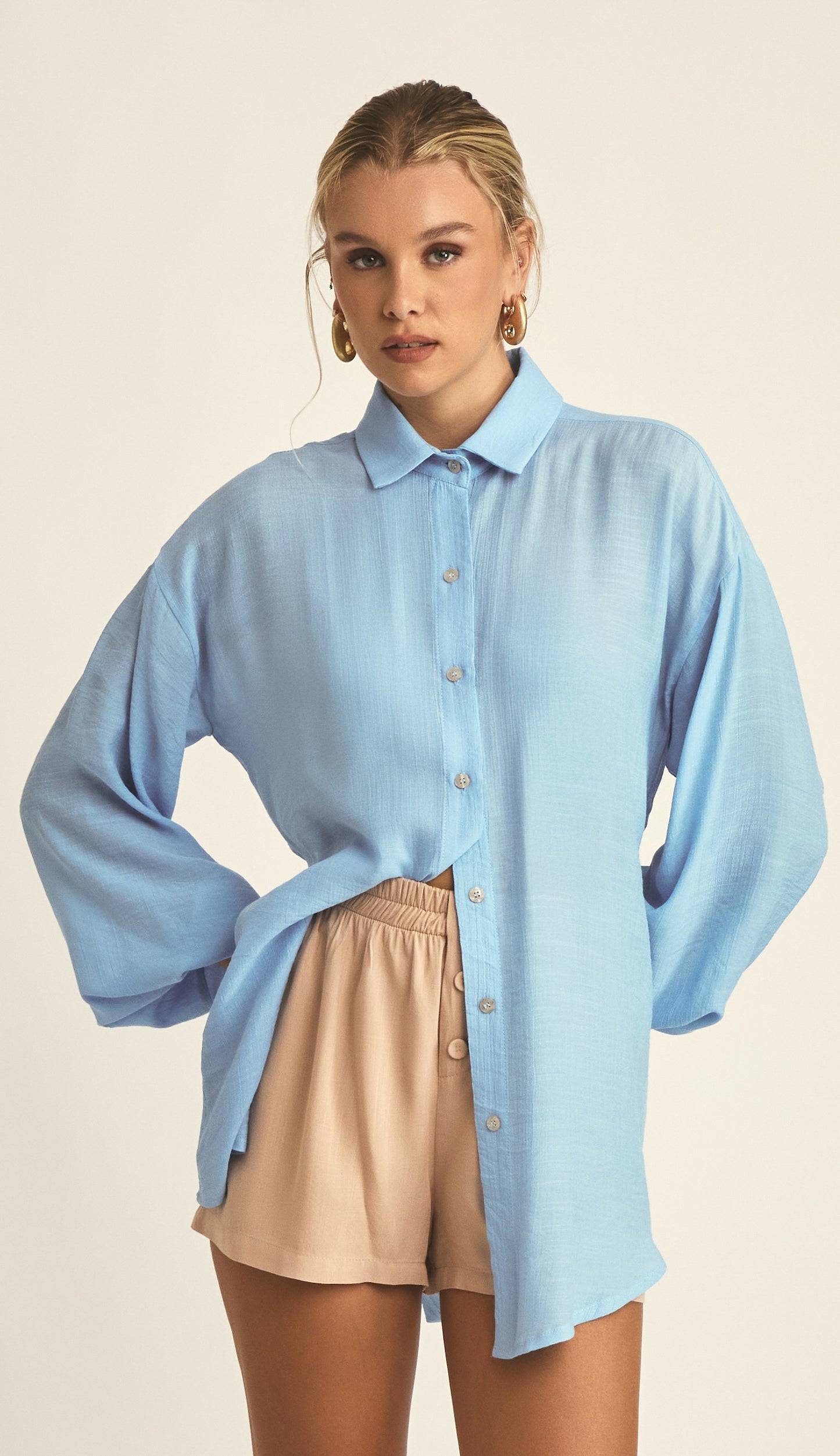 Camisa Gabrielle Azul
