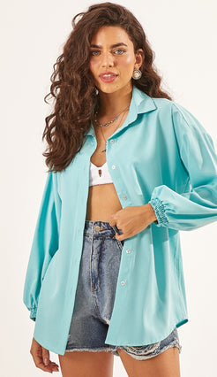 Camisa Raquel Acqua