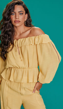 Blusa Jane Amarelo