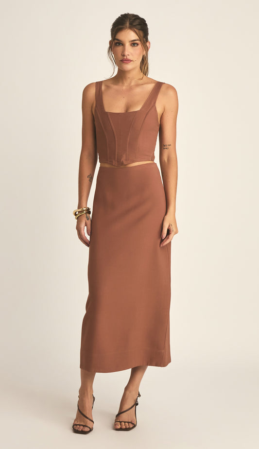 Blusa Lucia Mocha