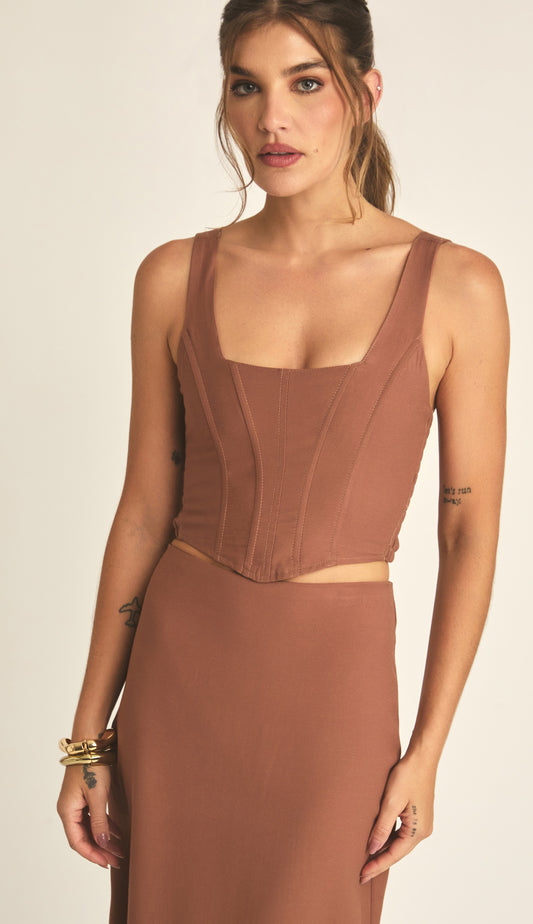 Blusa Lucia Mocha