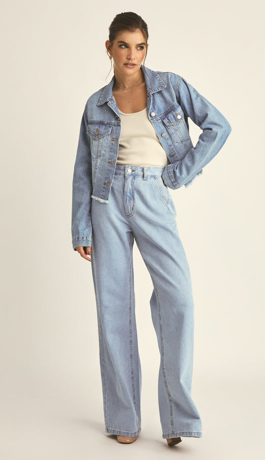 Jaqueta Carina Jeans Escuro