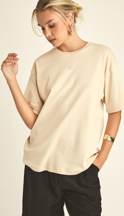 Camiseta Algodão Egipcio Eloá Chantilly