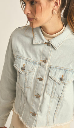 Jaqueta Carina Jeans Claro