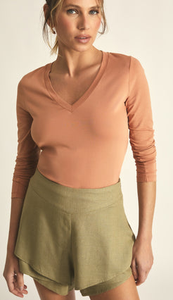 Blusa Giulia Mocha