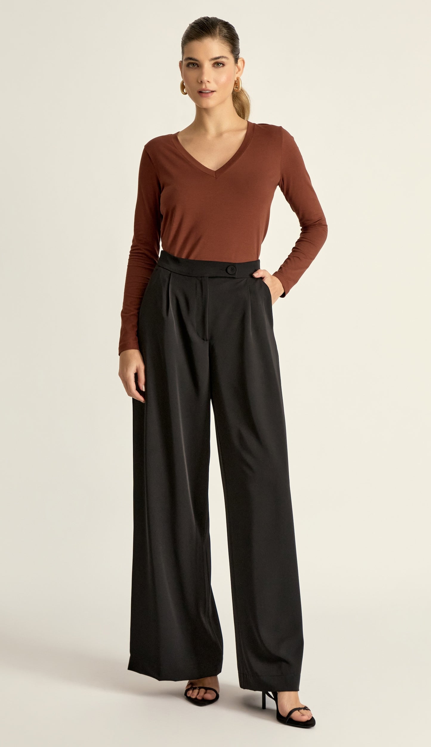 Blusa Giulia Café