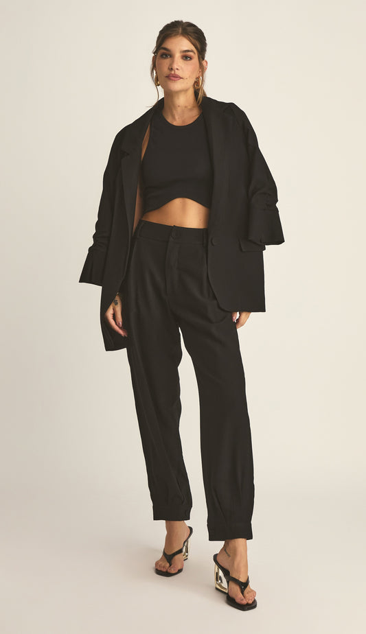 Blusa Feliz Preto
