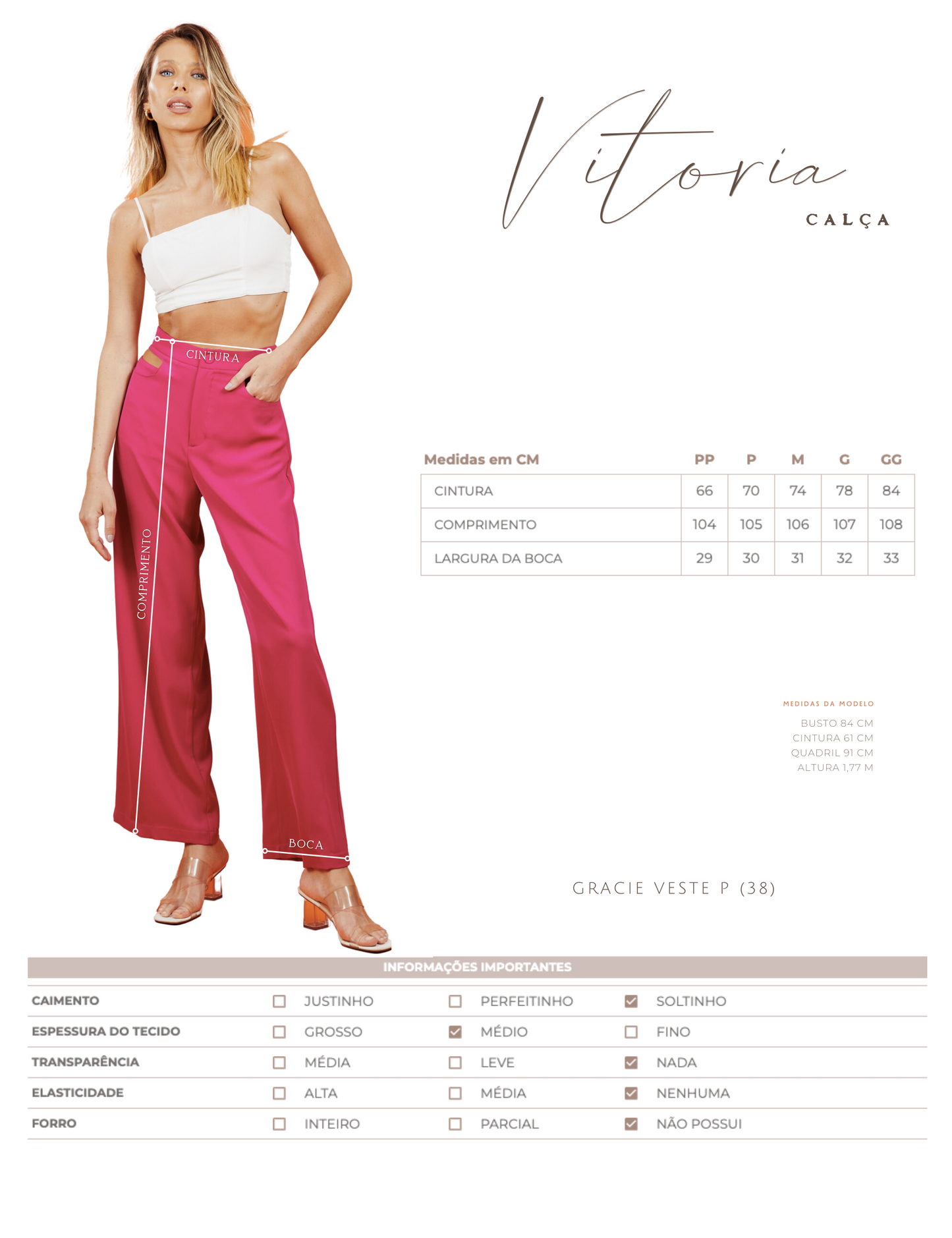 Calça Vitoria Violeta