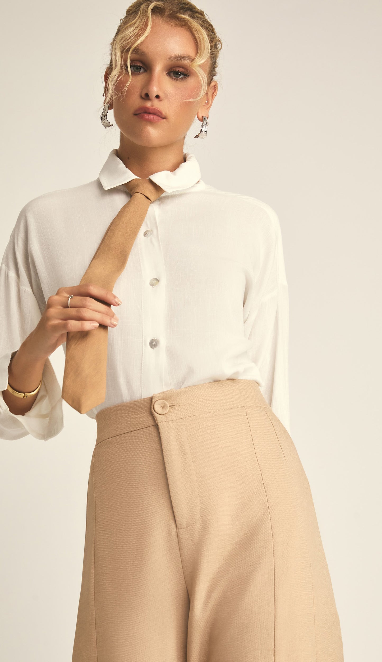 Calça Benedita Natural