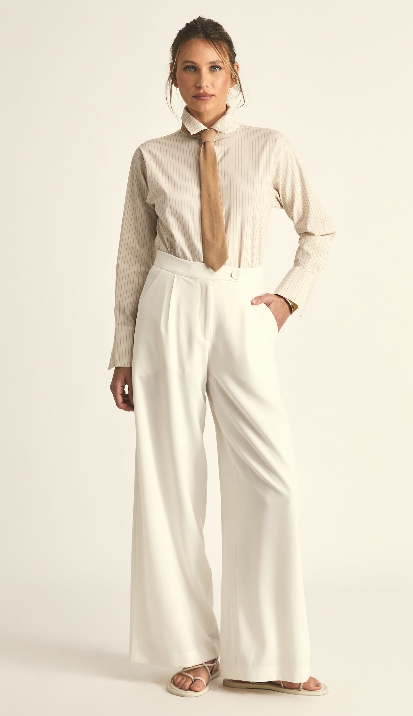 Calça Paula Off White