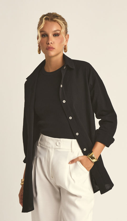 Camisa Salinas Preto