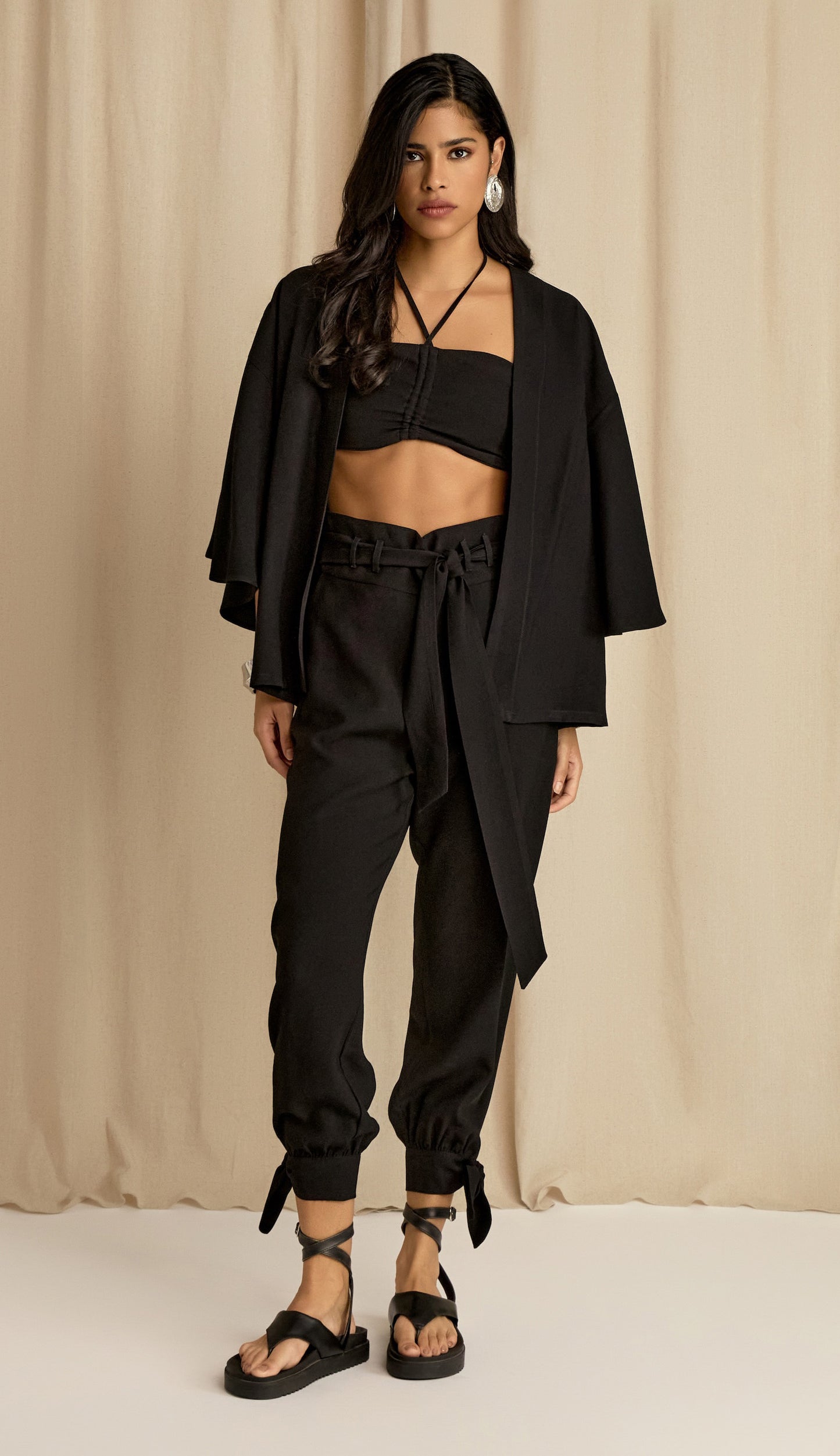 Trijunto Lua cruz Preto