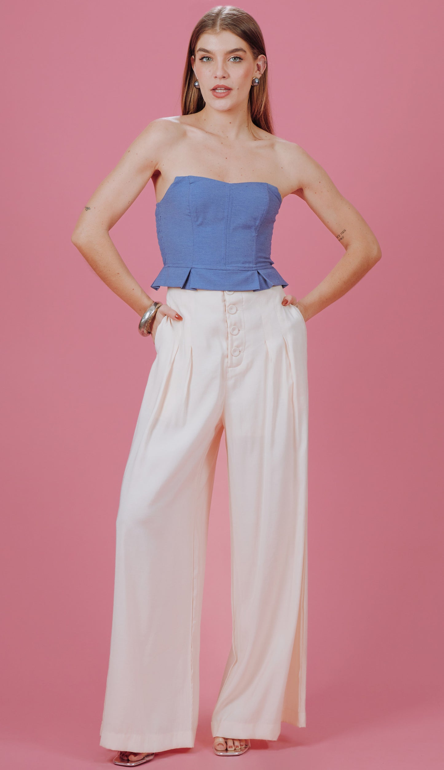 Blusa Elle Azul