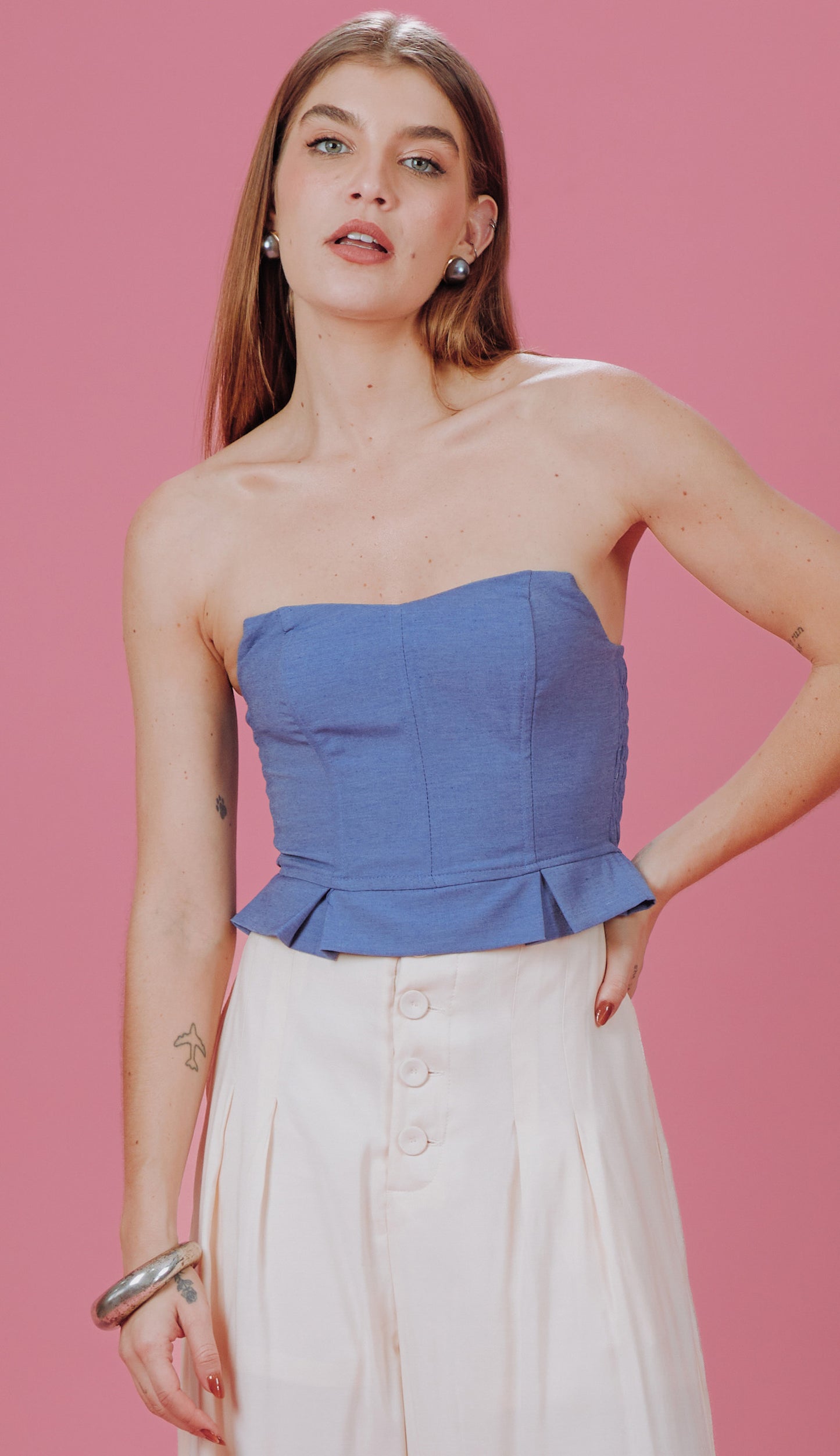 Blusa Elle Azul