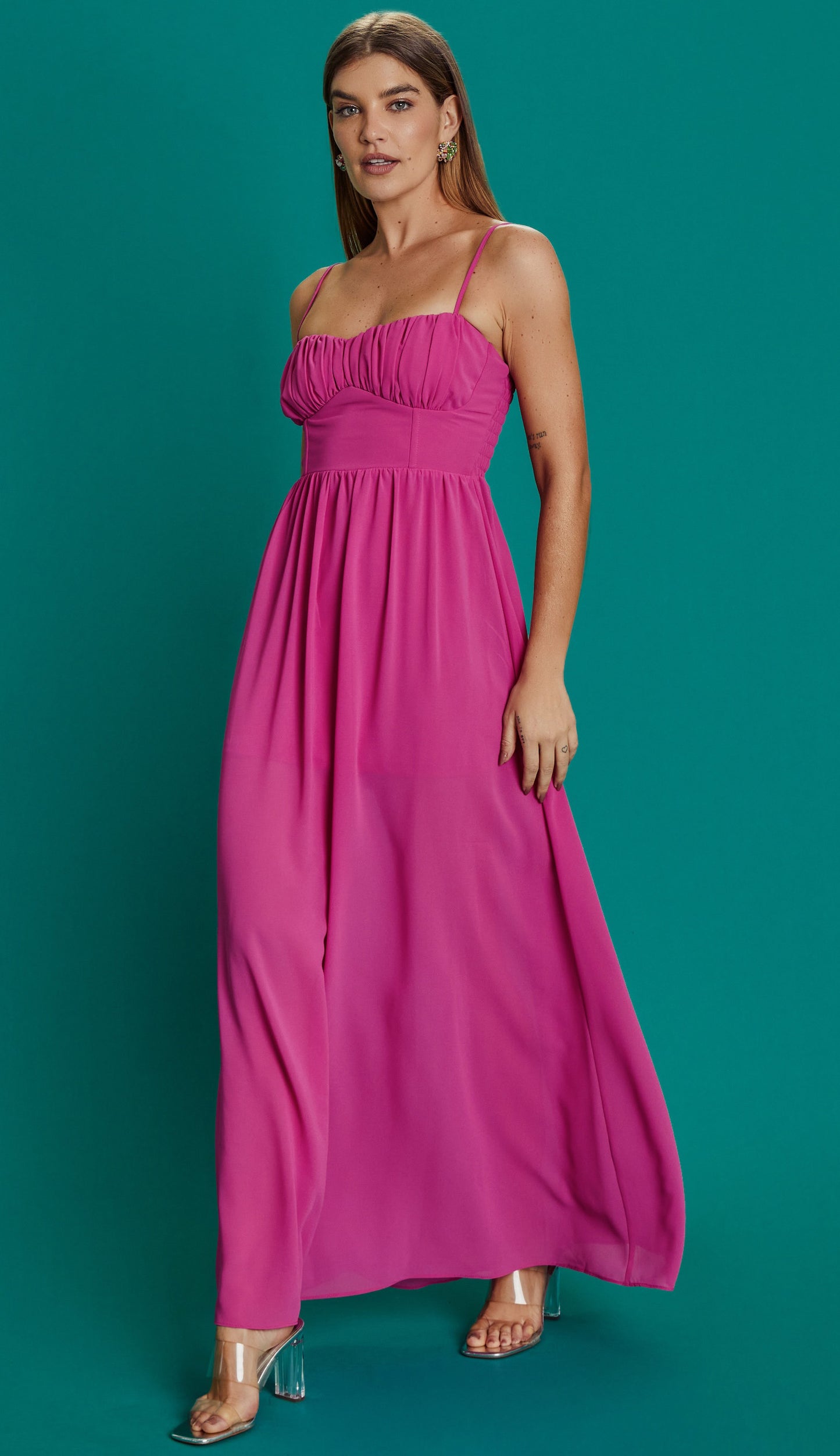 Vestido Clarita Magenta