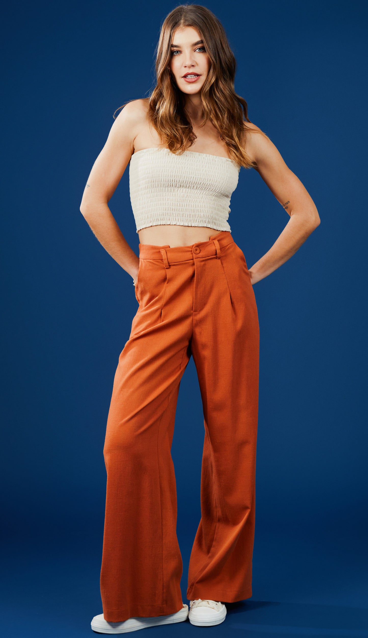 Calça Evangelina Caramelo