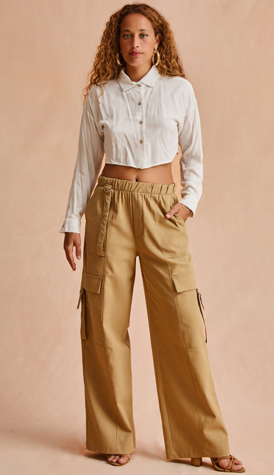 Calça Ju Caqui