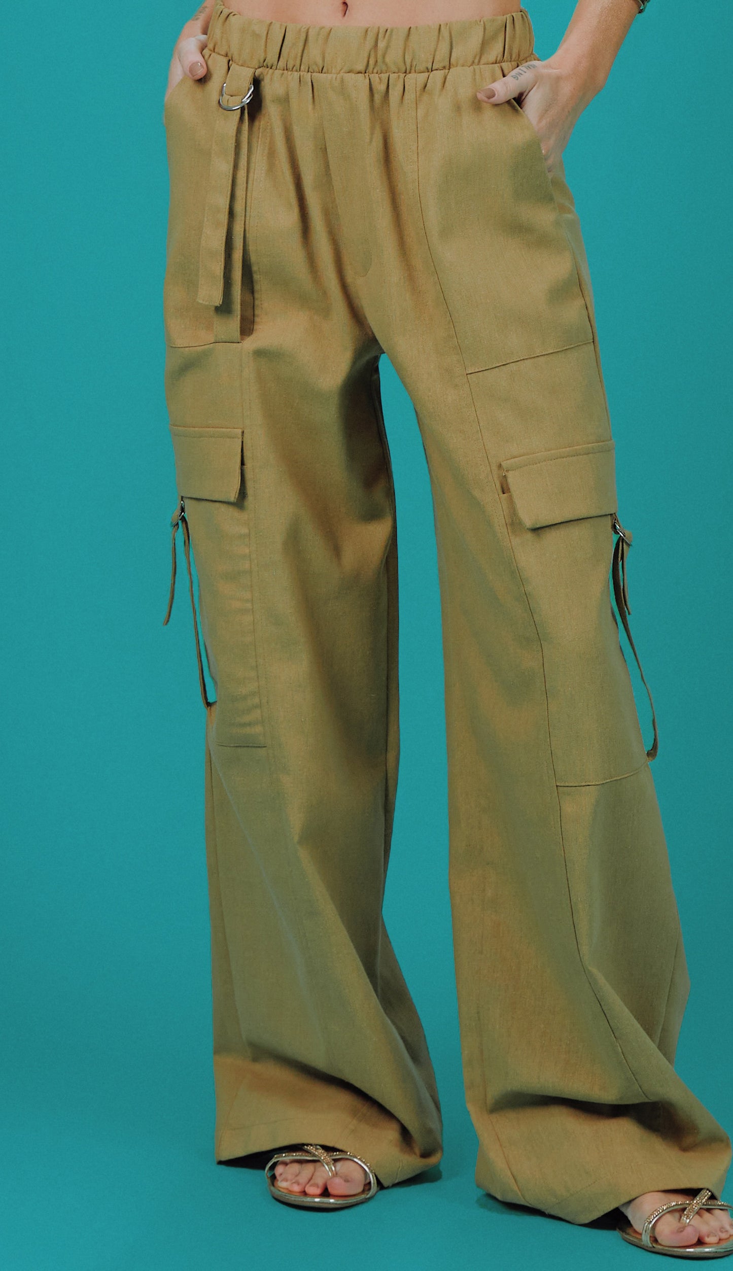 Calça Ju Caqui