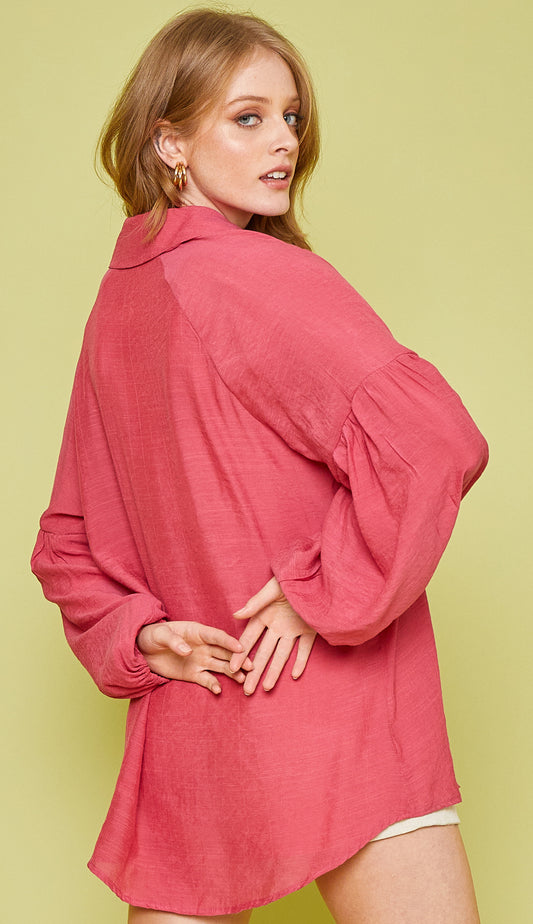 Camisa Fabienne Rosa