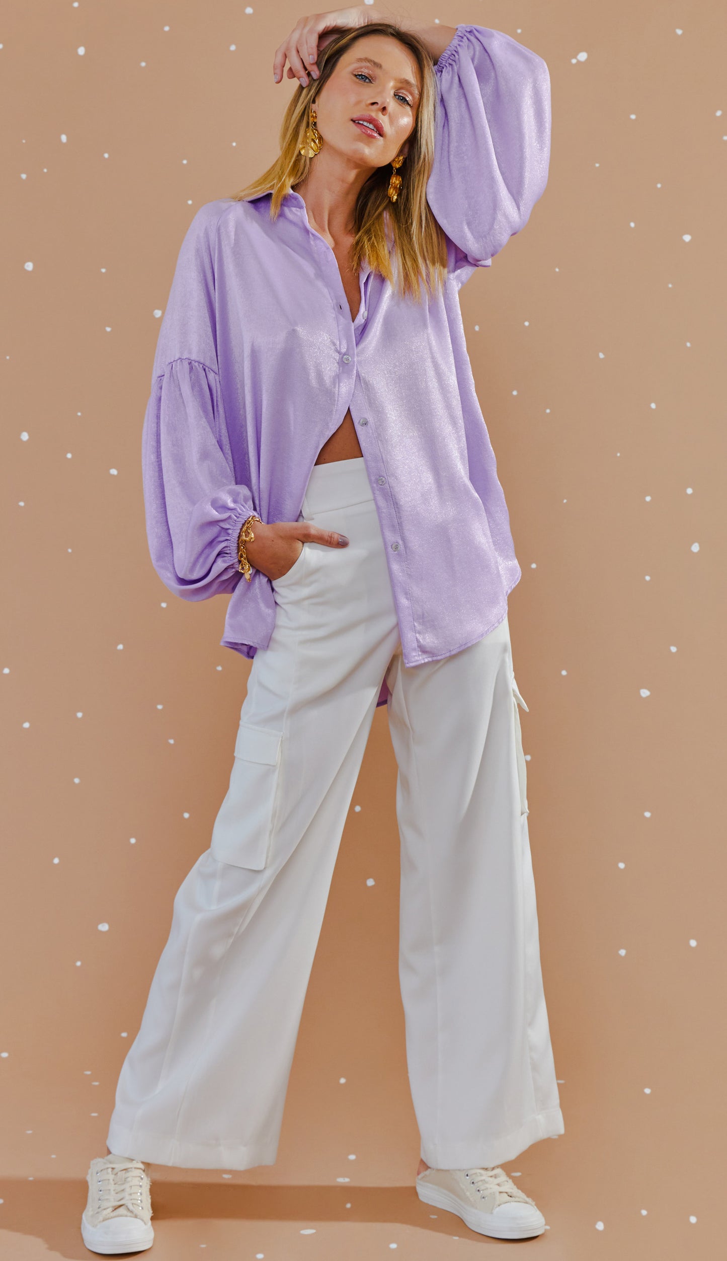 Camisa Fabienne Lilás