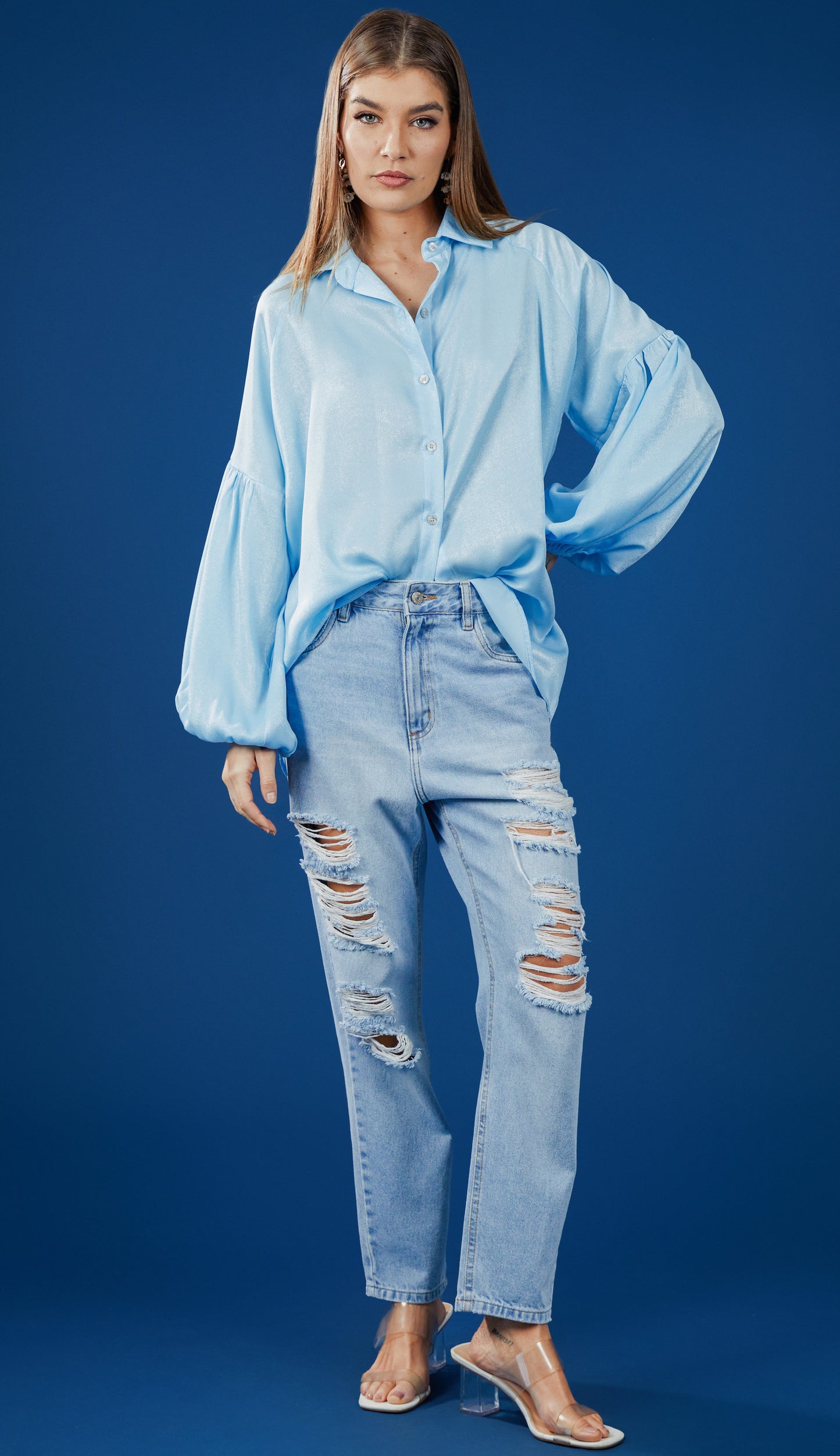 Camisa Fabienne Azul