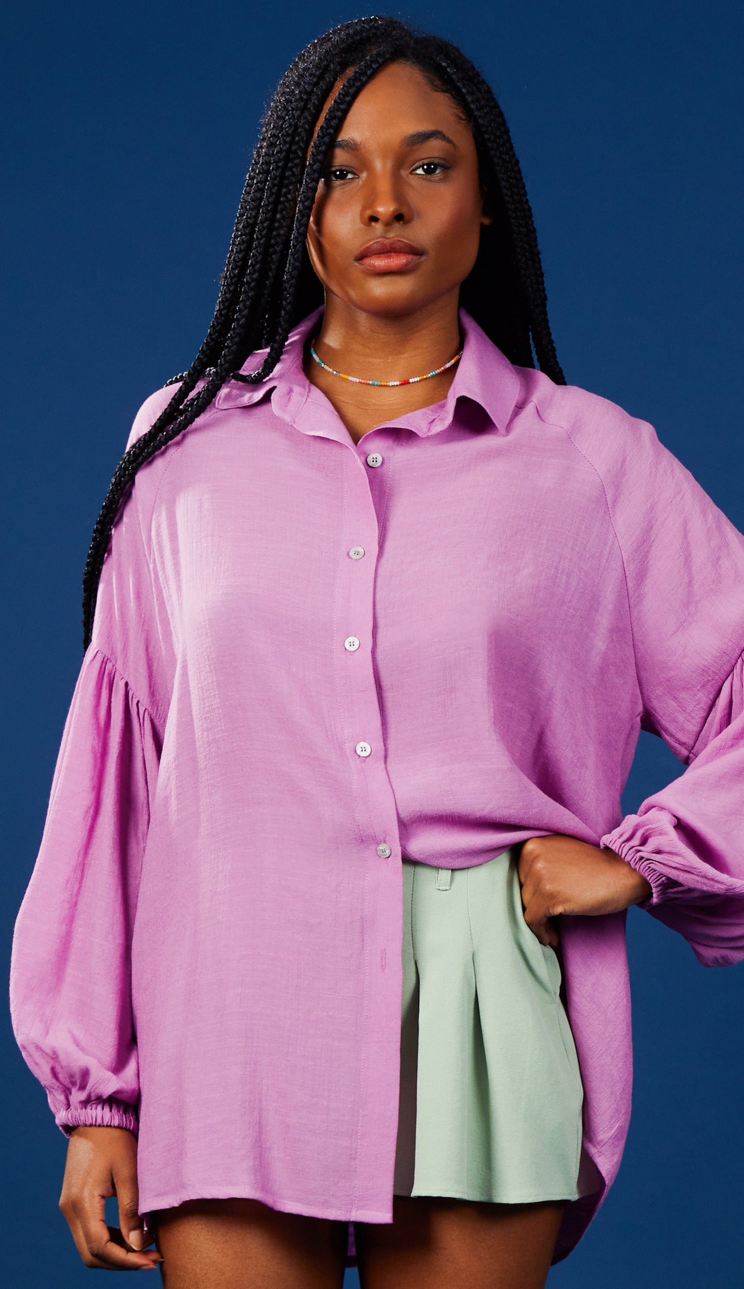 Camisa Fabienne Violeta