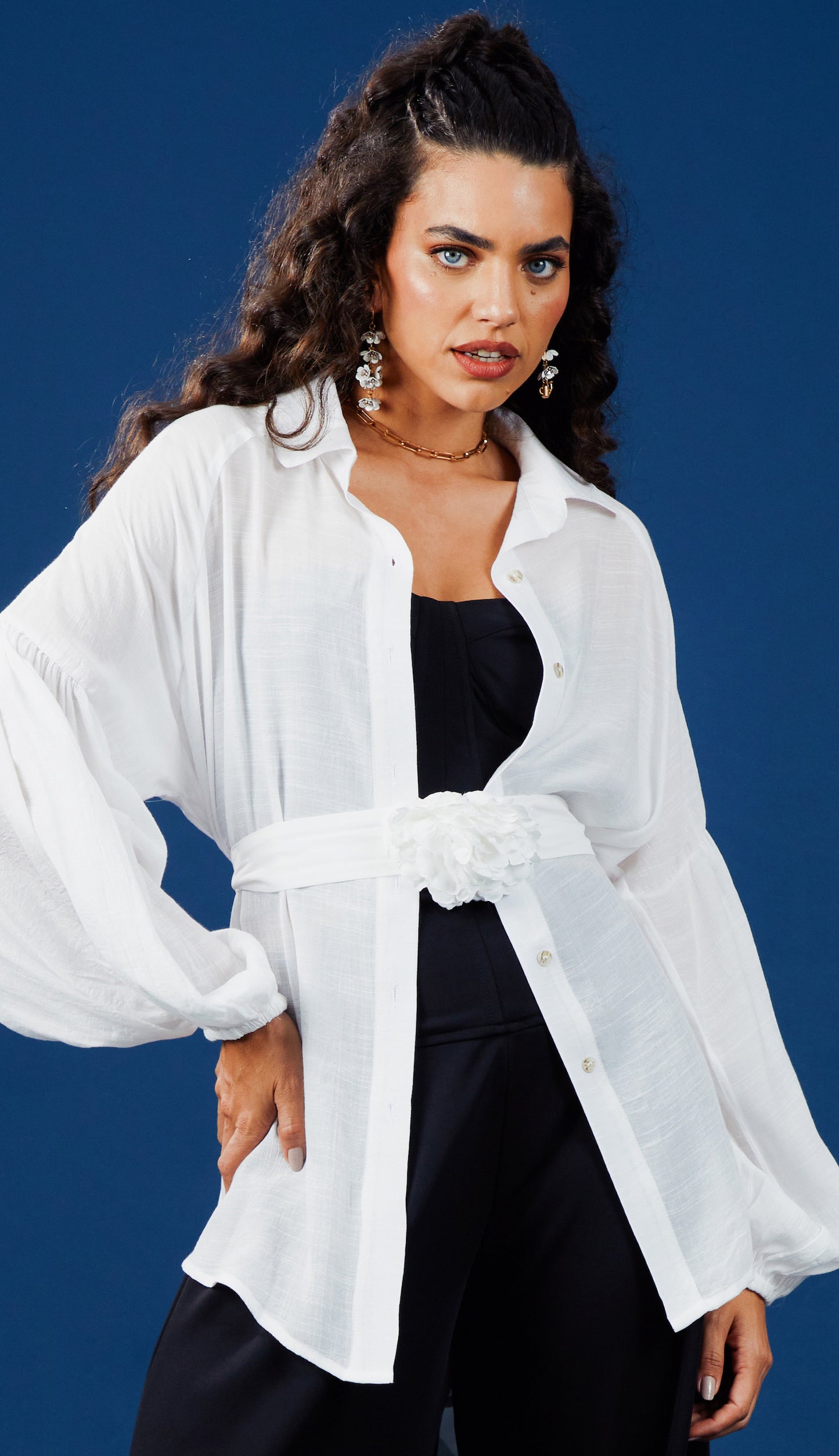 Camisa Fabienne Off White