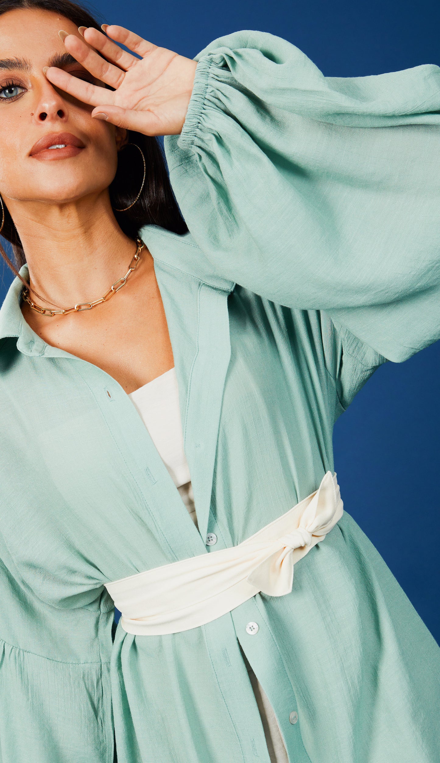 Camisa Fabienne Lagoa