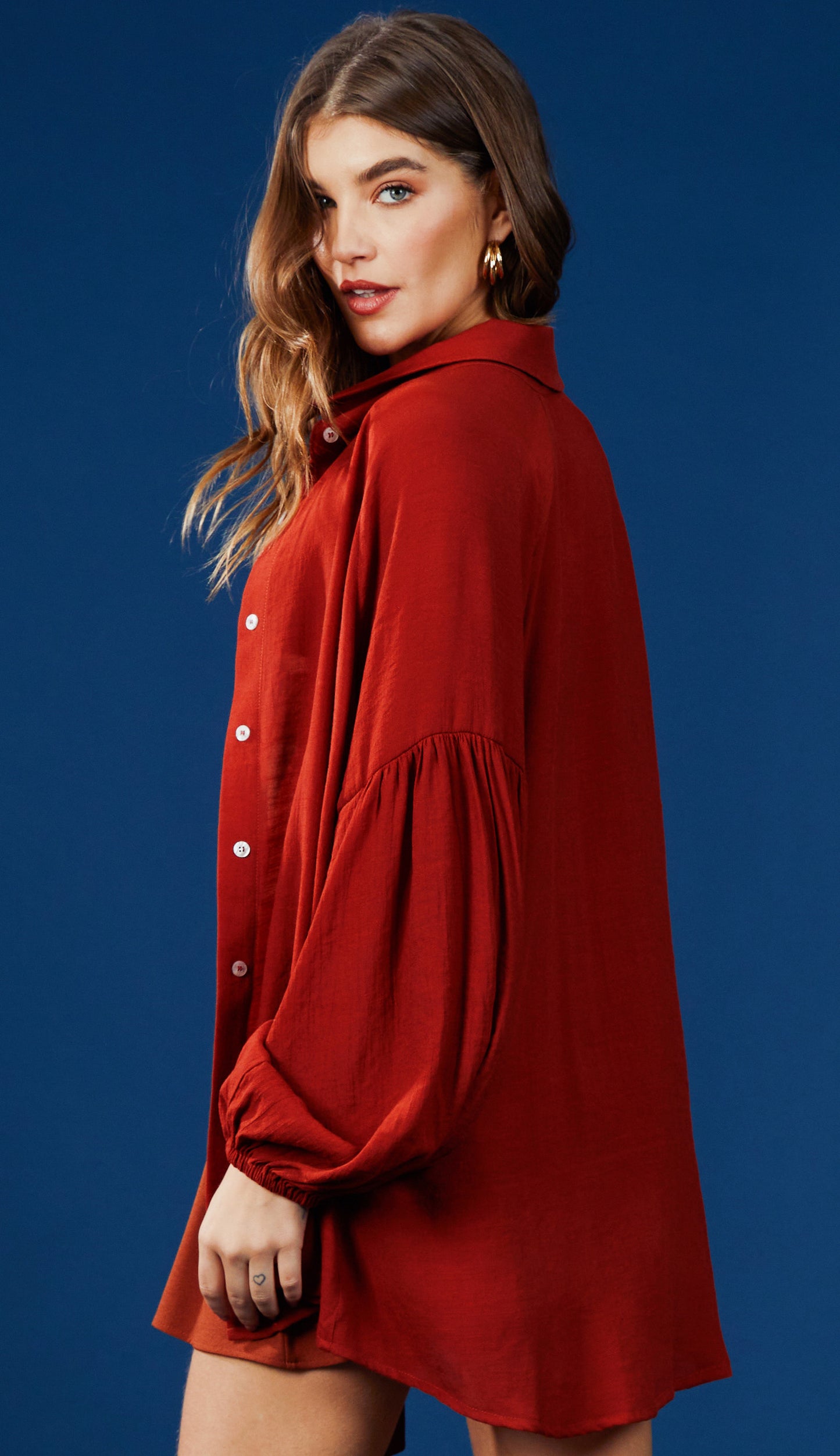 Camisa Fabienne Caramelo