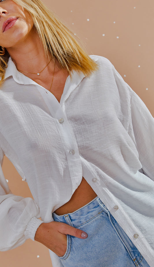 Camisa Gabrielle Off White