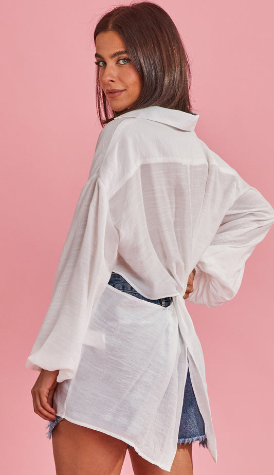 Camisa Gabrielle Off White