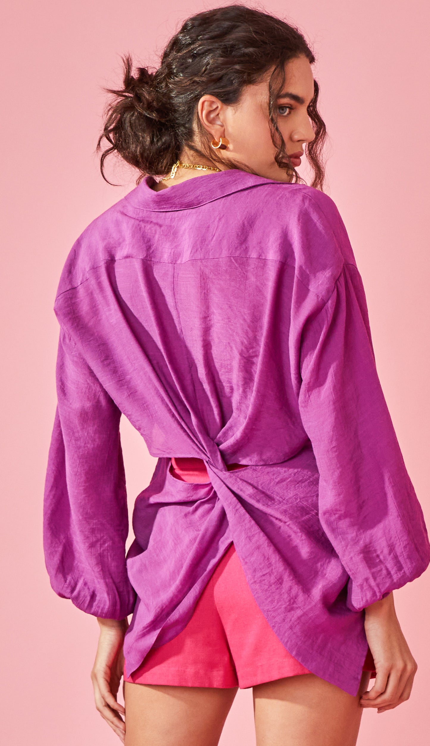 Camisa Gabrielle Violeta