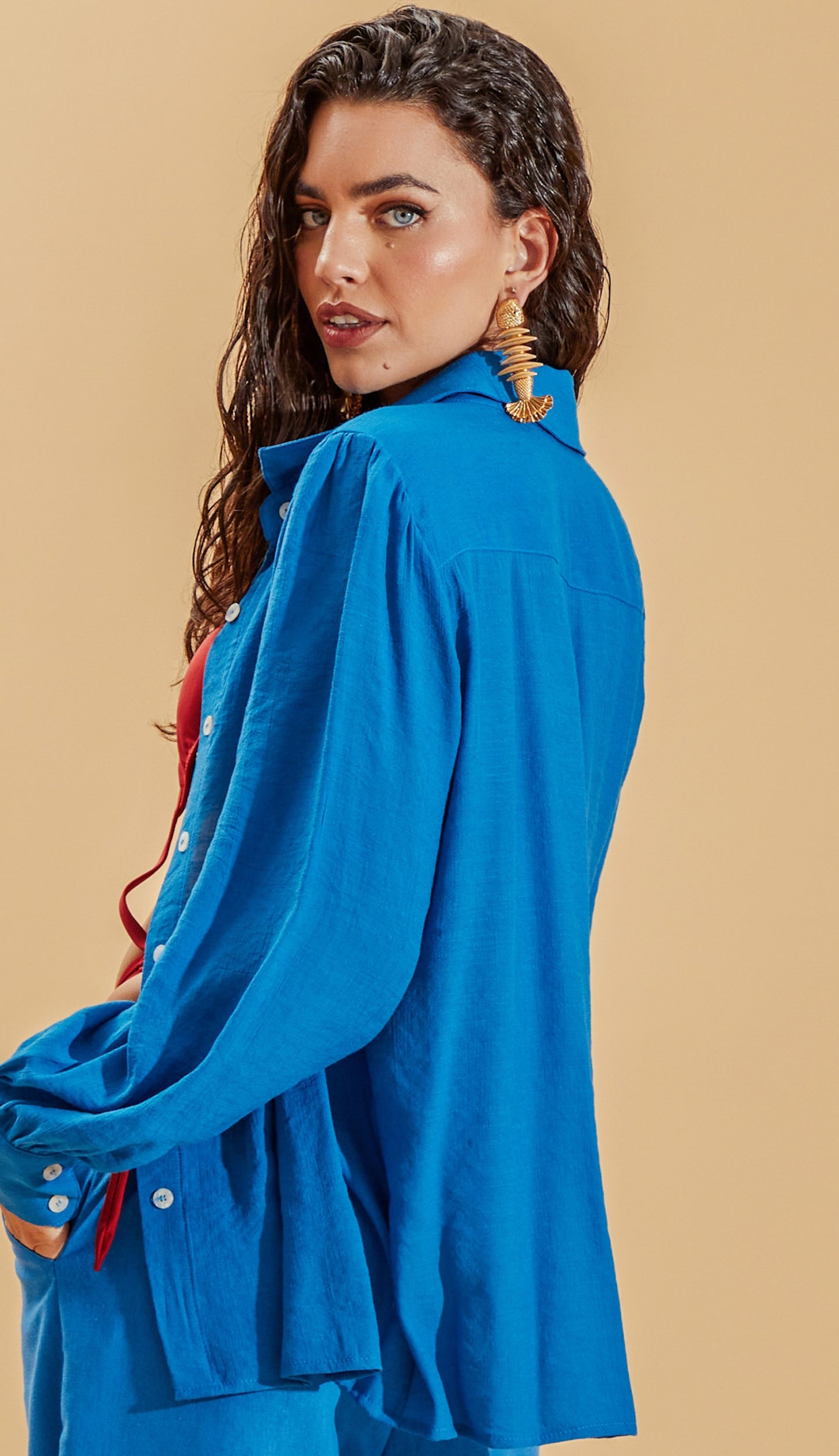 Camisa Luana Azul