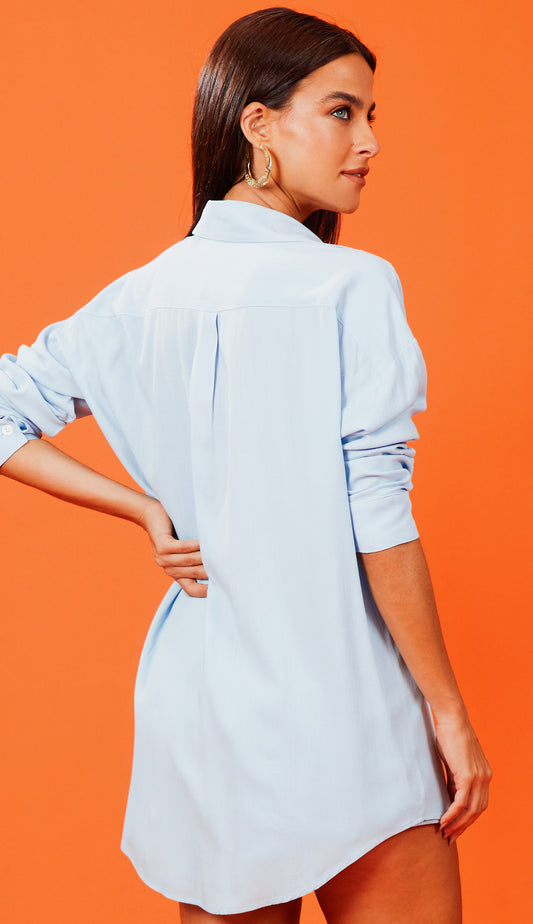 Camisa Salinas Azul Claro