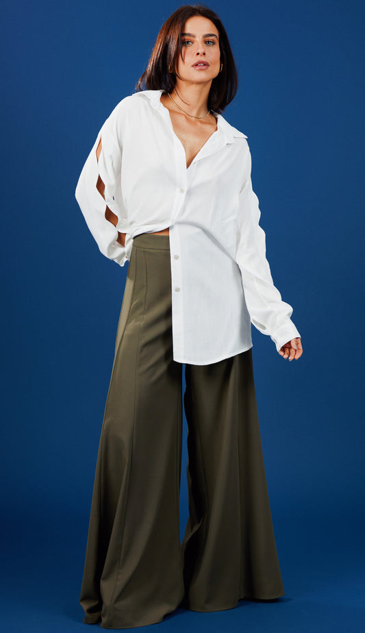 Camisa Beijo Off White