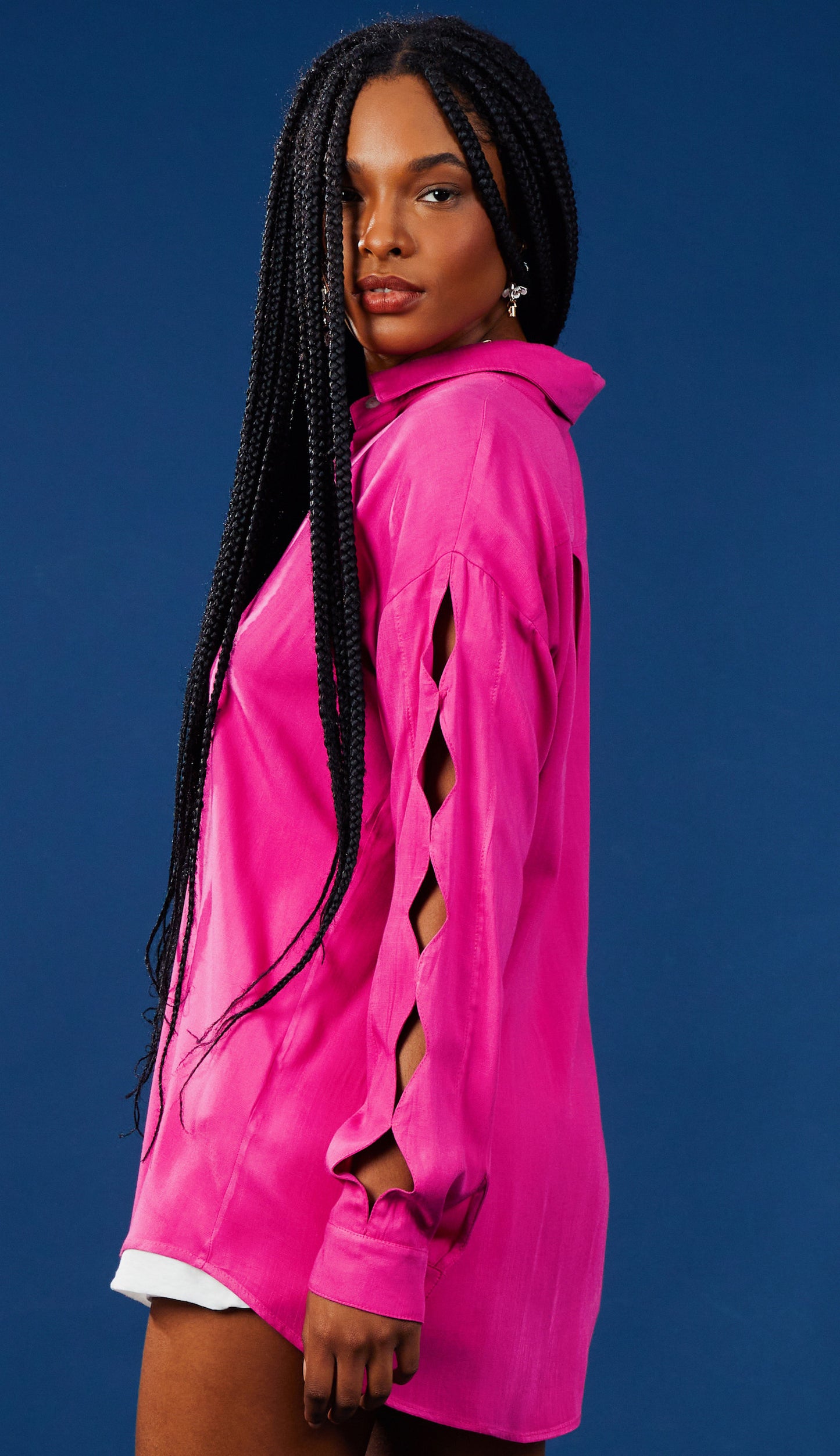 Camisa Beijo Magenta