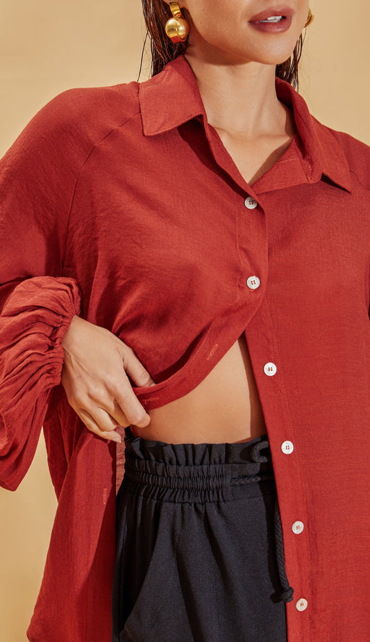 Camisa Fabienne Caramelo