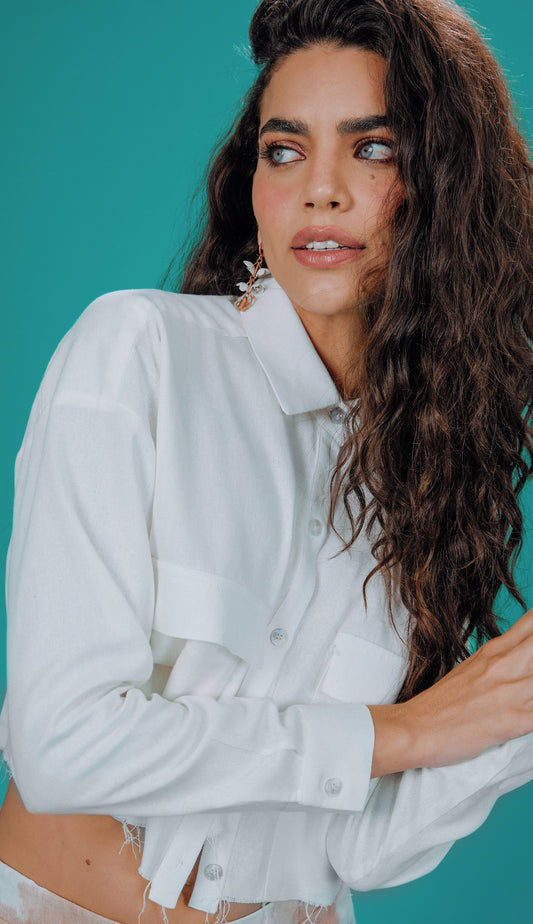 Camisa Fátima Off White