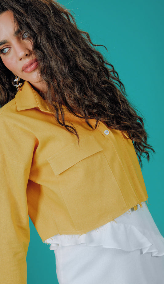 Camisa Fátima Mostarda