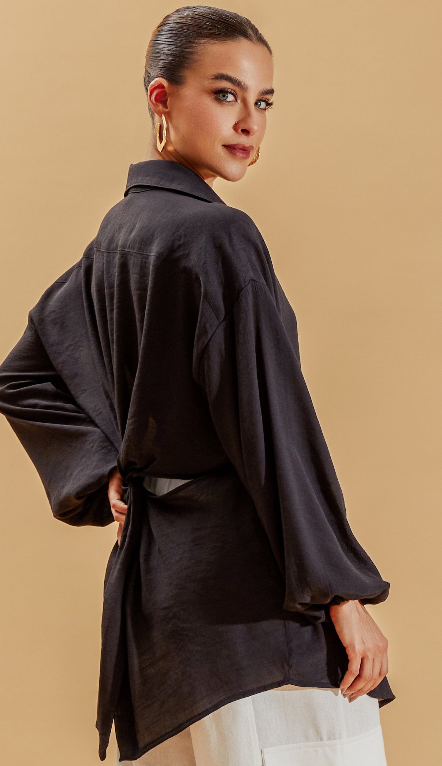 Camisa Gabrielle Preto