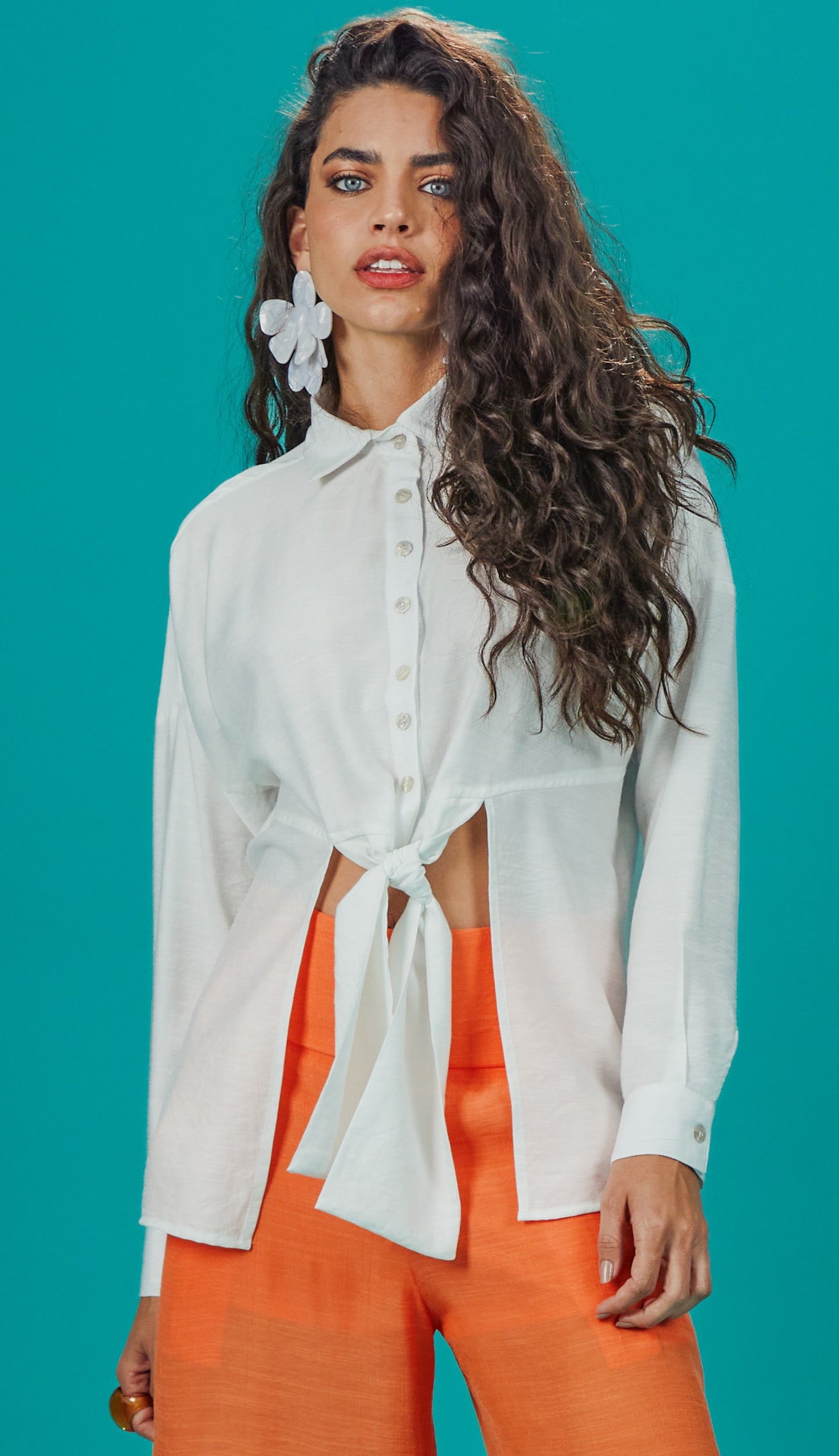 Camisa Gardênia Off White